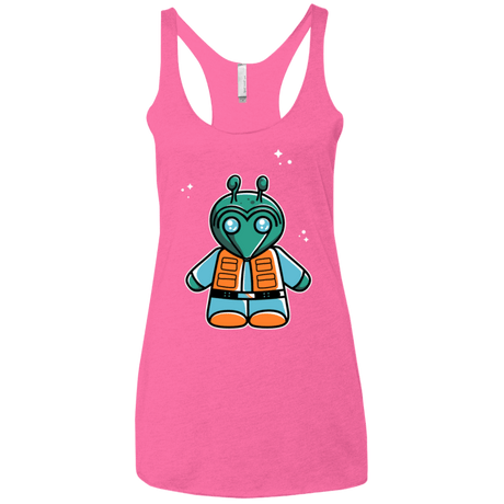 T-Shirts Vintage Pink / X-Small Greedo Cute Women's Triblend Racerback Tank