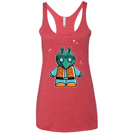 T-Shirts Vintage Red / X-Small Greedo Cute Women's Triblend Racerback Tank