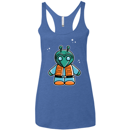 T-Shirts Vintage Royal / X-Small Greedo Cute Women's Triblend Racerback Tank