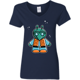 T-Shirts Navy / S Greedo Cute Women's V-Neck T-Shirt