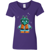 T-Shirts Purple / S Greedo Cute Women's V-Neck T-Shirt