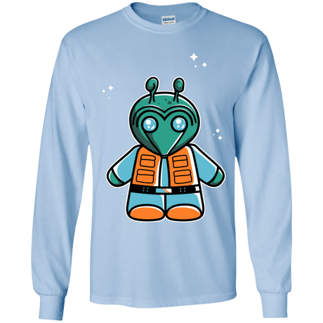 T-Shirts Light Blue / YS Greedo Cute Youth Long Sleeve T-Shirt
