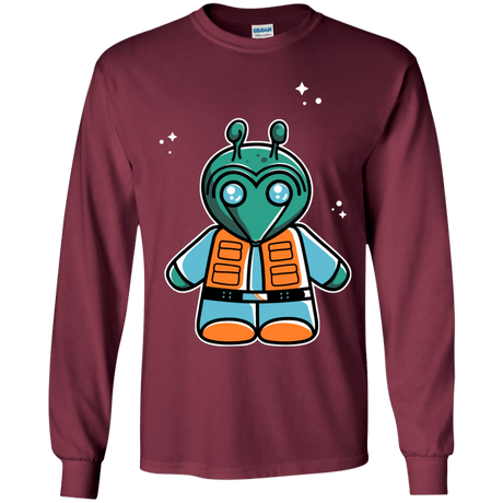 T-Shirts Maroon / YS Greedo Cute Youth Long Sleeve T-Shirt