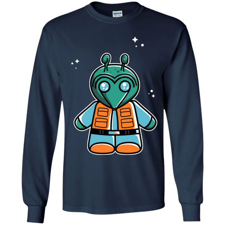 T-Shirts Navy / YS Greedo Cute Youth Long Sleeve T-Shirt