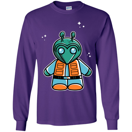 T-Shirts Purple / YS Greedo Cute Youth Long Sleeve T-Shirt