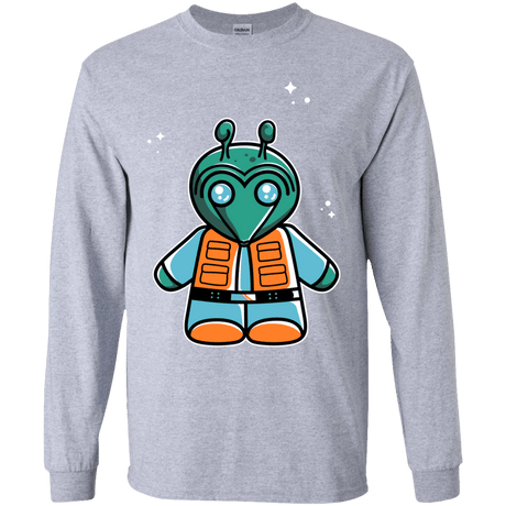 T-Shirts Sport Grey / YS Greedo Cute Youth Long Sleeve T-Shirt
