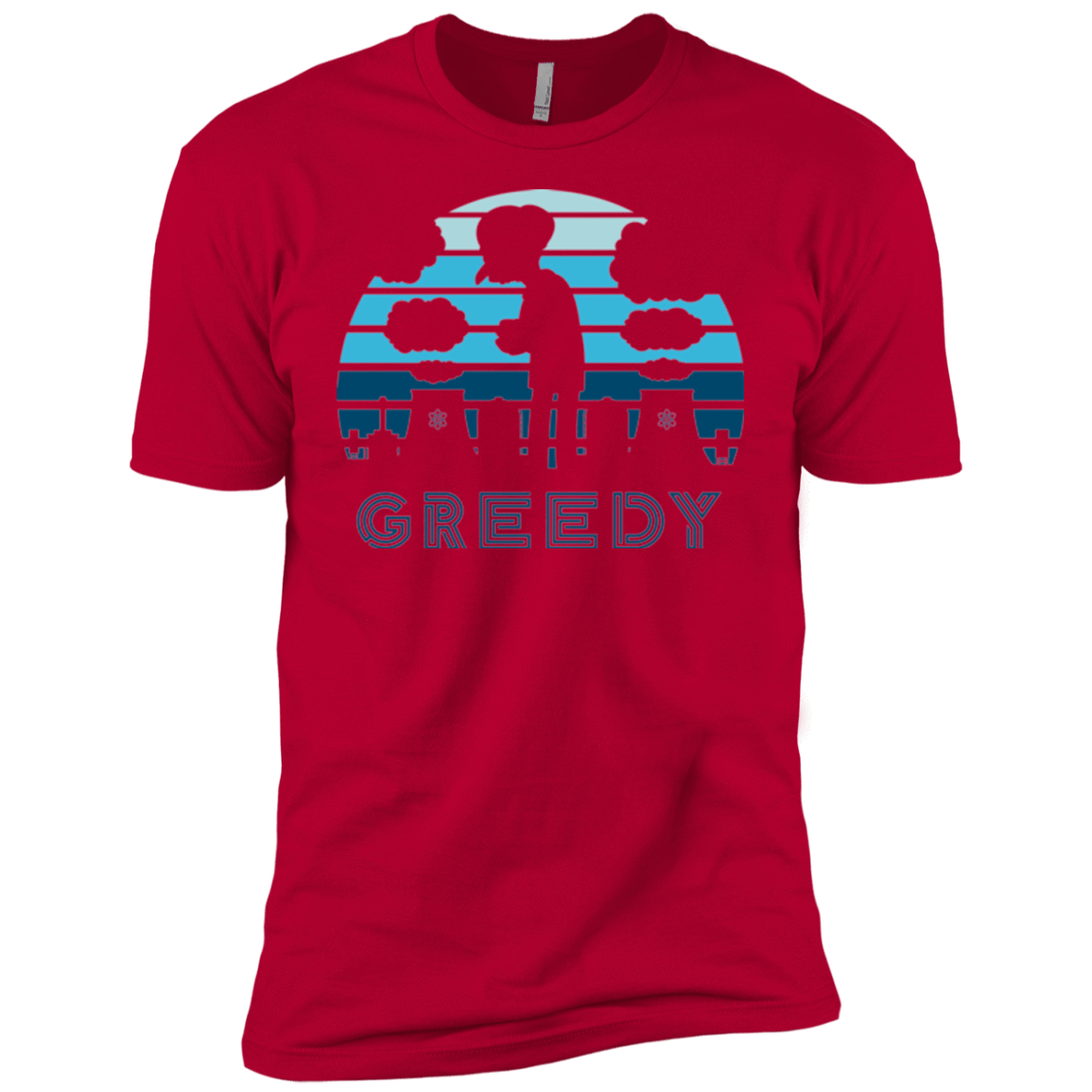 T-Shirts Red / YXS Greedy Sun Set Boys Premium T-Shirt