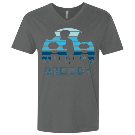 Greedy Sun Set Men's Premium V-Neck