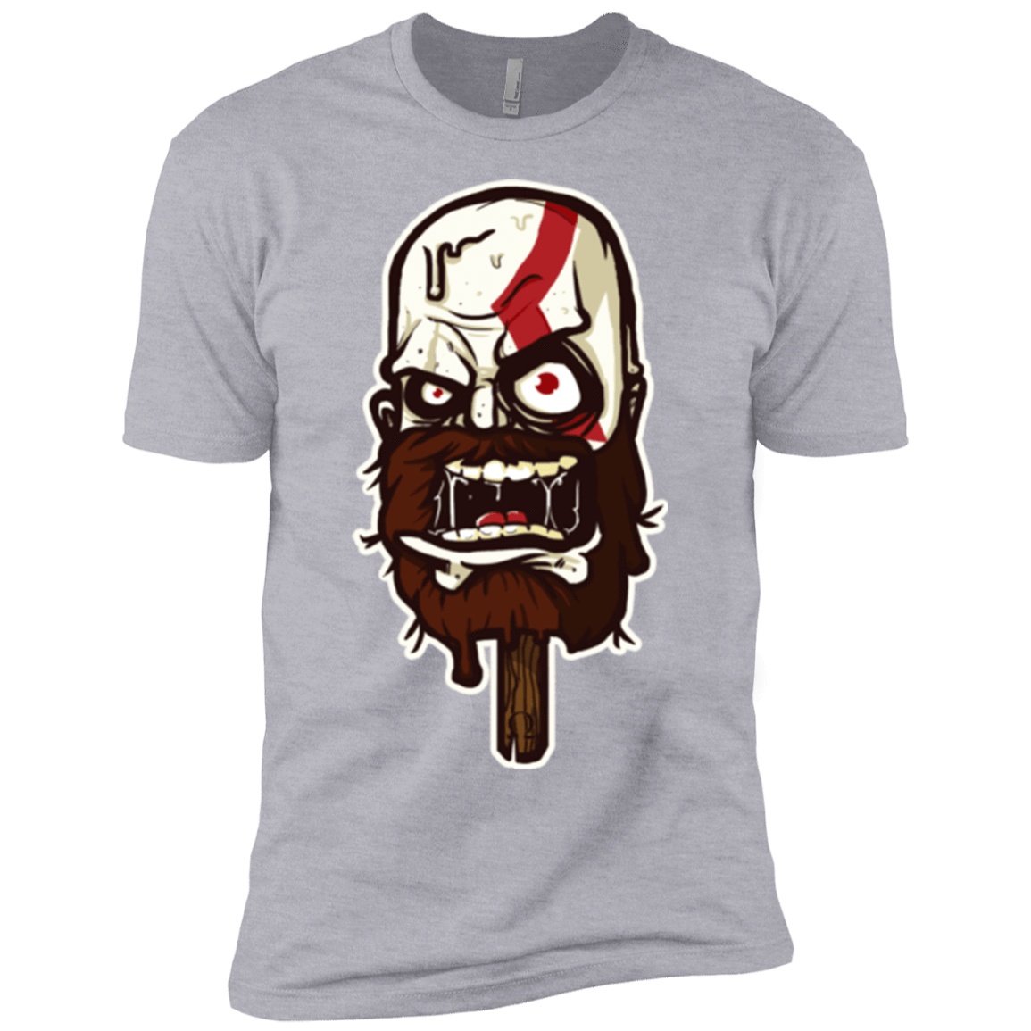 T-Shirts Heather Grey / YXS Greek Ice Cream Boys Premium T-Shirt