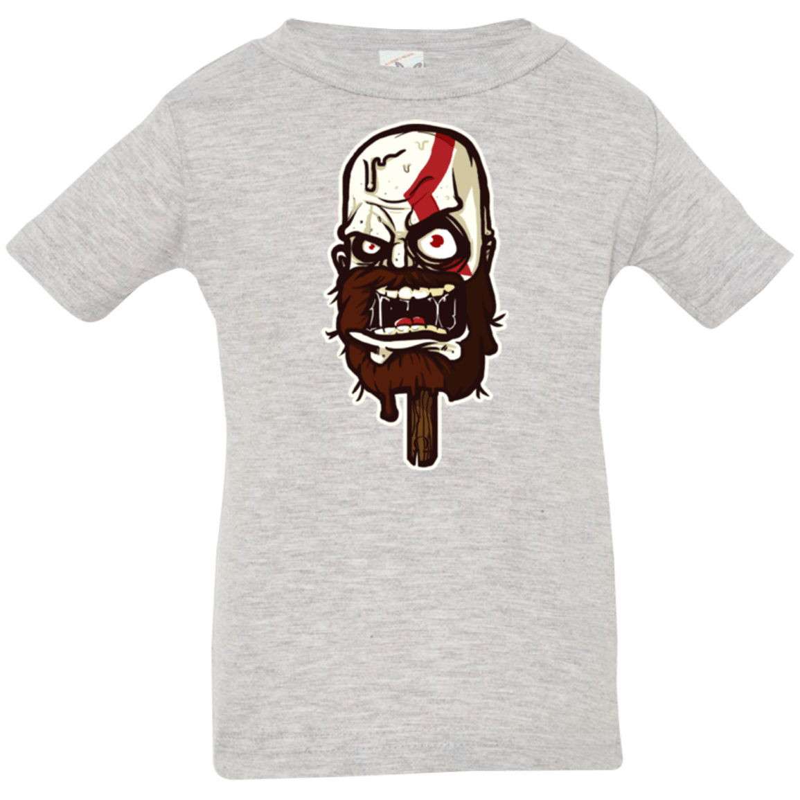 T-Shirts Heather Grey / 6 Months Greek Ice Cream Infant Premium T-Shirt