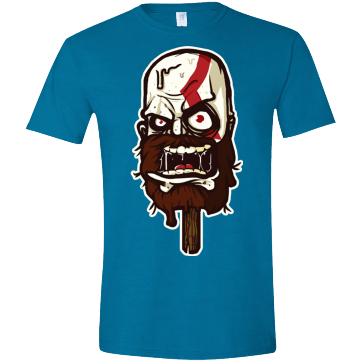 T-Shirts Antique Sapphire / S Greek Ice Cream Men's Semi-Fitted Softstyle