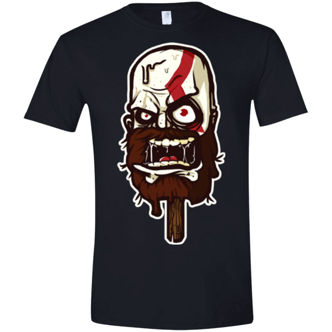 T-Shirts Black / X-Small Greek Ice Cream Men's Semi-Fitted Softstyle