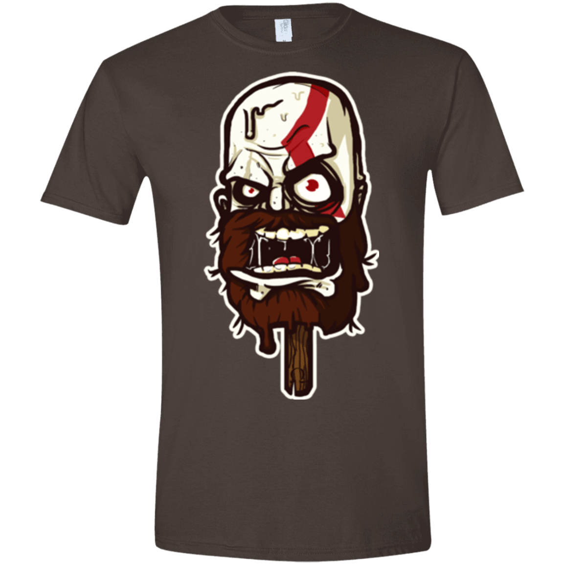 T-Shirts Dark Chocolate / S Greek Ice Cream Men's Semi-Fitted Softstyle