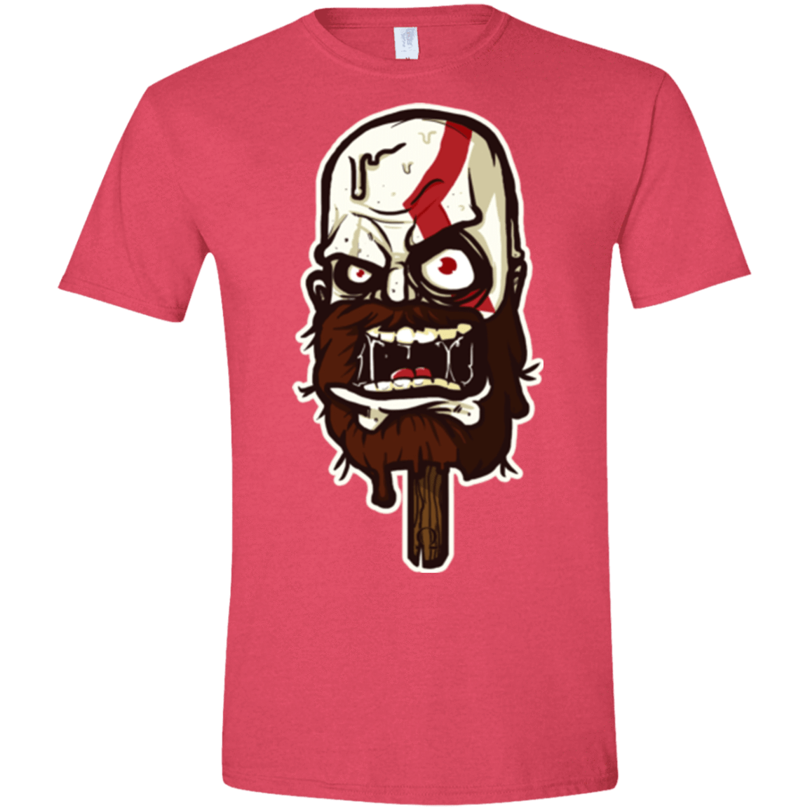 T-Shirts Heather Red / S Greek Ice Cream Men's Semi-Fitted Softstyle