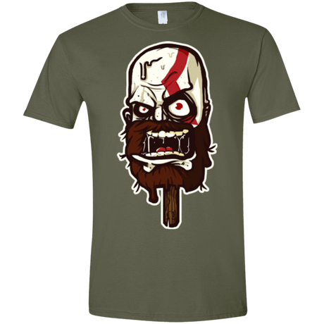T-Shirts Military Green / S Greek Ice Cream Men's Semi-Fitted Softstyle