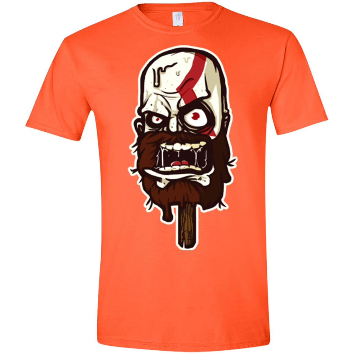 T-Shirts Orange / S Greek Ice Cream Men's Semi-Fitted Softstyle