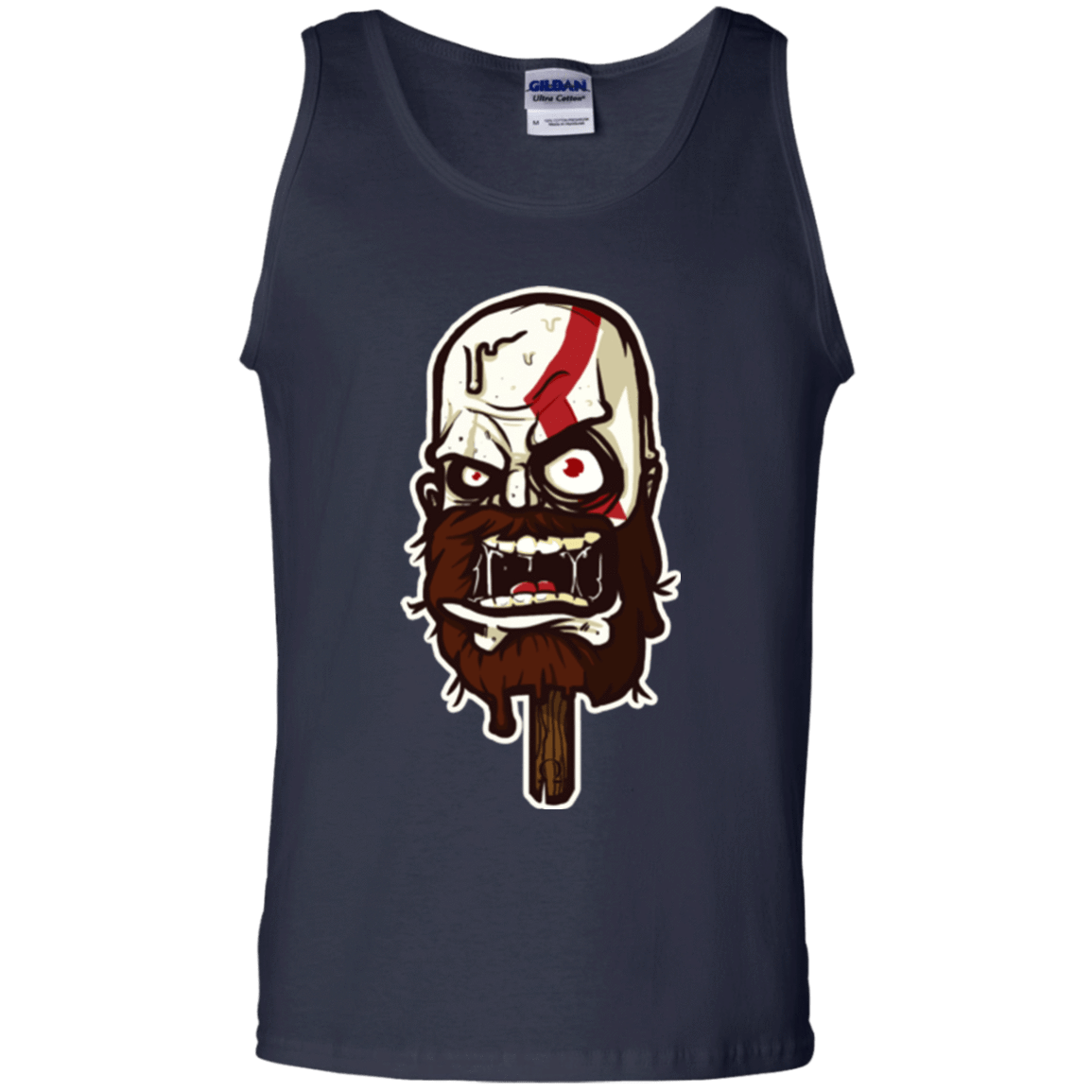 T-Shirts Navy / S Greek Ice Cream Men's Tank Top