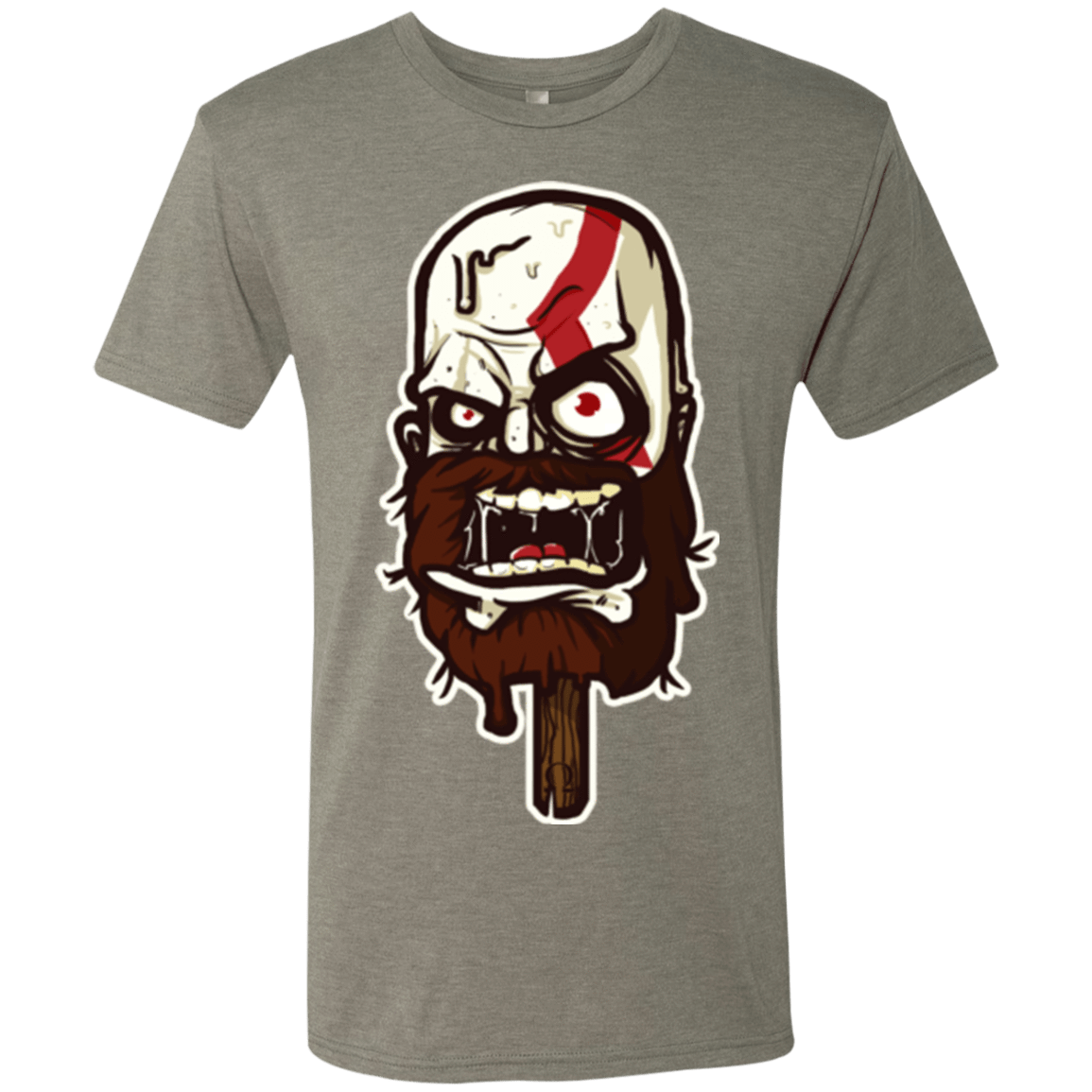 T-Shirts Venetian Grey / S Greek Ice Cream Men's Triblend T-Shirt