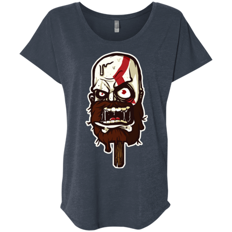 T-Shirts Vintage Navy / X-Small Greek Ice Cream Triblend Dolman Sleeve