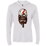 T-Shirts Heather White / X-Small Greek Ice Cream Triblend Long Sleeve Hoodie Tee