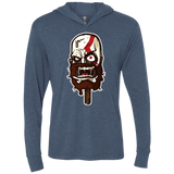 T-Shirts Indigo / X-Small Greek Ice Cream Triblend Long Sleeve Hoodie Tee