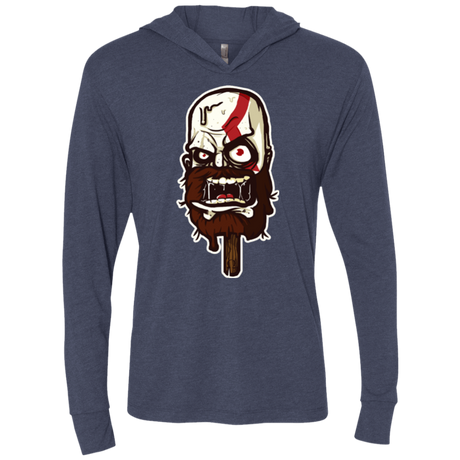 T-Shirts Vintage Navy / X-Small Greek Ice Cream Triblend Long Sleeve Hoodie Tee