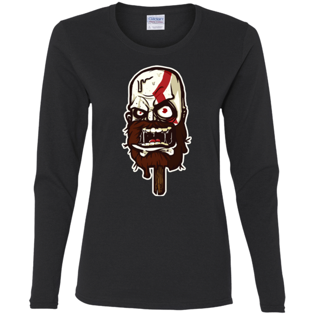 T-Shirts Black / S Greek Ice Cream Women's Long Sleeve T-Shirt