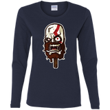 T-Shirts Navy / S Greek Ice Cream Women's Long Sleeve T-Shirt