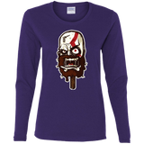 T-Shirts Purple / S Greek Ice Cream Women's Long Sleeve T-Shirt