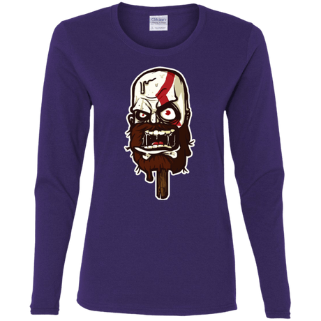 T-Shirts Purple / S Greek Ice Cream Women's Long Sleeve T-Shirt