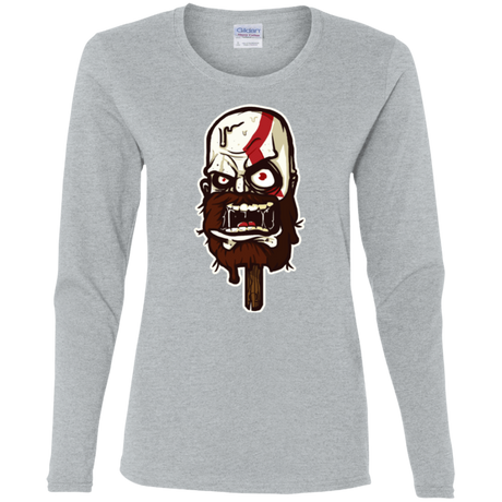 T-Shirts Sport Grey / S Greek Ice Cream Women's Long Sleeve T-Shirt