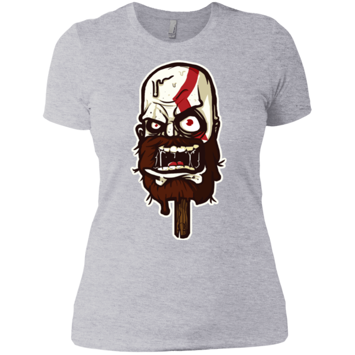 T-Shirts Heather Grey / X-Small Greek Ice Cream Women's Premium T-Shirt