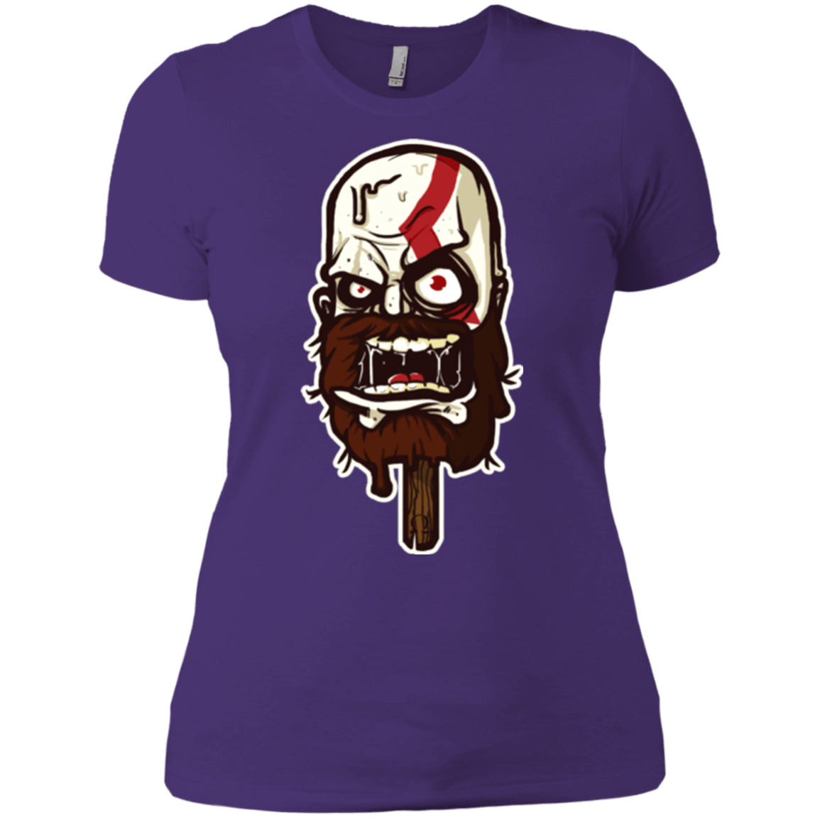 T-Shirts Purple Rush/ / X-Small Greek Ice Cream Women's Premium T-Shirt
