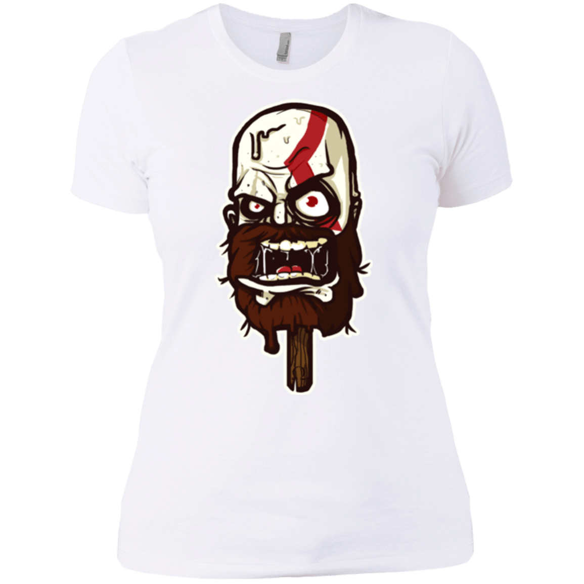 T-Shirts White / X-Small Greek Ice Cream Women's Premium T-Shirt