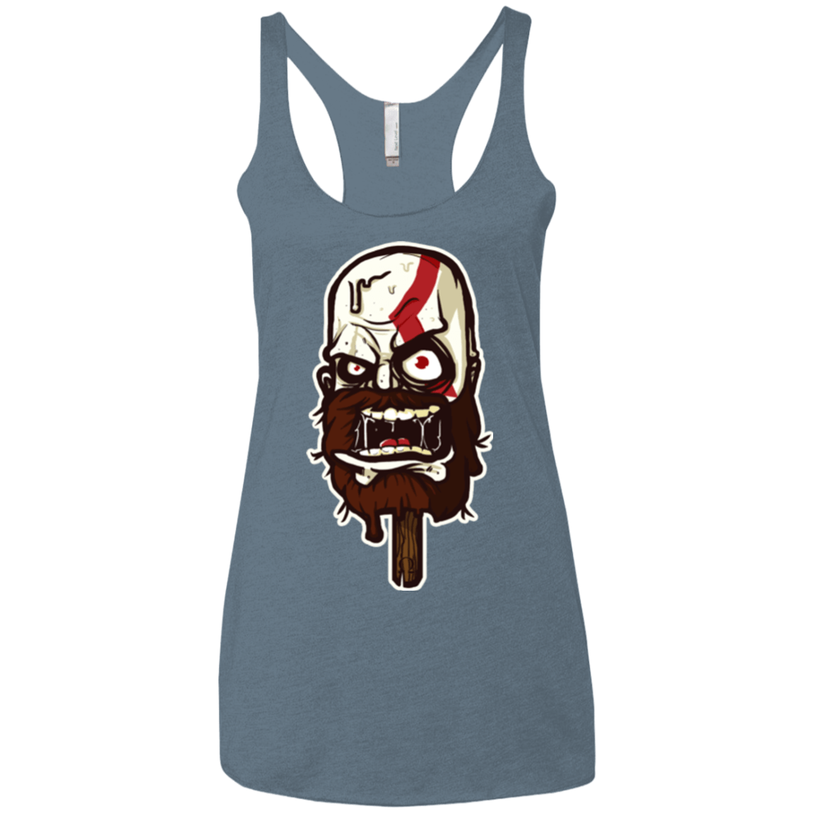 T-Shirts Indigo / X-Small Greek Ice Cream Women's Triblend Racerback Tank