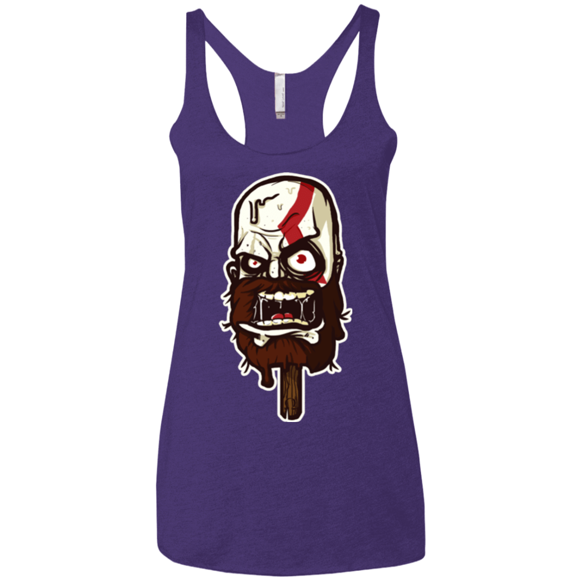 T-Shirts Purple Rush / X-Small Greek Ice Cream Women's Triblend Racerback Tank