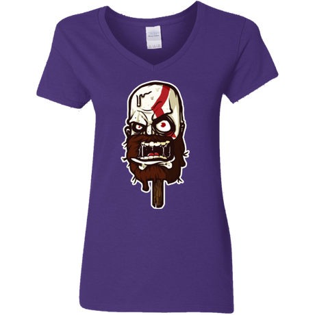 T-Shirts Purple / S Greek Ice Cream Women's V-Neck T-Shirt