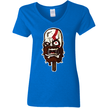 T-Shirts Royal / S Greek Ice Cream Women's V-Neck T-Shirt