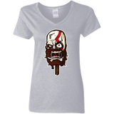 T-Shirts Sport Grey / S Greek Ice Cream Women's V-Neck T-Shirt