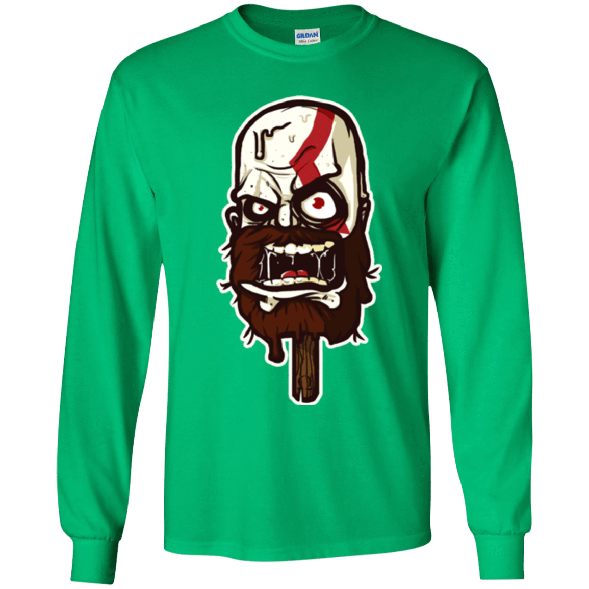 T-Shirts Irish Green / YS Greek Ice Cream Youth Long Sleeve T-Shirt