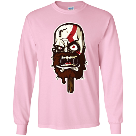 T-Shirts Light Pink / YS Greek Ice Cream Youth Long Sleeve T-Shirt