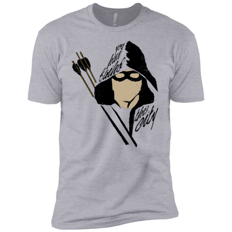 T-Shirts Heather Grey / YXS Green Archer Boys Premium T-Shirt