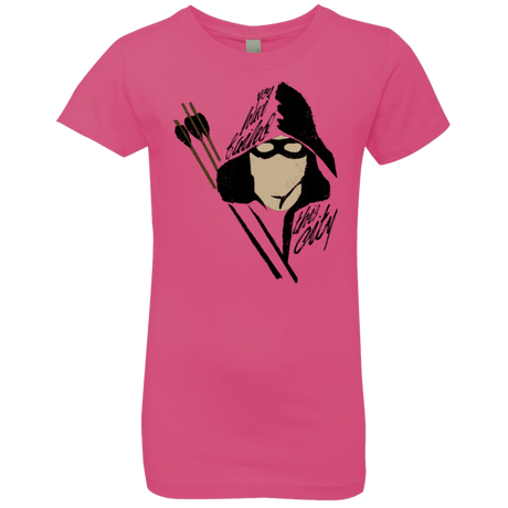 T-Shirts Hot Pink / YXS Green Archer Girls Premium T-Shirt