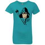 T-Shirts Tahiti Blue / YXS Green Archer Girls Premium T-Shirt