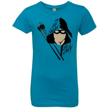 T-Shirts Turquoise / YXS Green Archer Girls Premium T-Shirt