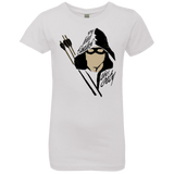 T-Shirts White / YXS Green Archer Girls Premium T-Shirt
