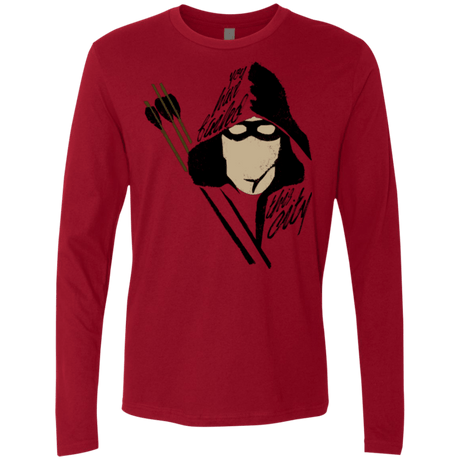 T-Shirts Cardinal / Small Green Archer Men's Premium Long Sleeve