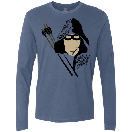 T-Shirts Indigo / Small Green Archer Men's Premium Long Sleeve