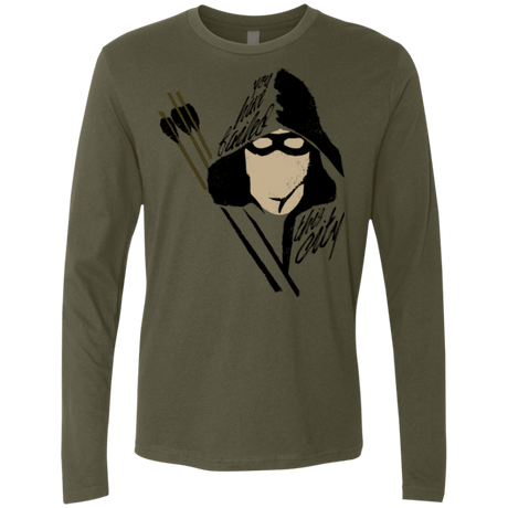 T-Shirts Military Green / Small Green Archer Men's Premium Long Sleeve