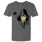 T-Shirts Heavy Metal / X-Small Green Archer Men's Premium V-Neck